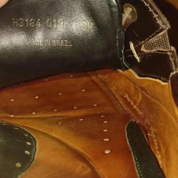 HS Trask‎ Men Leather Driving Moc Loafers Shoe size 8M - Picture 10 of 10